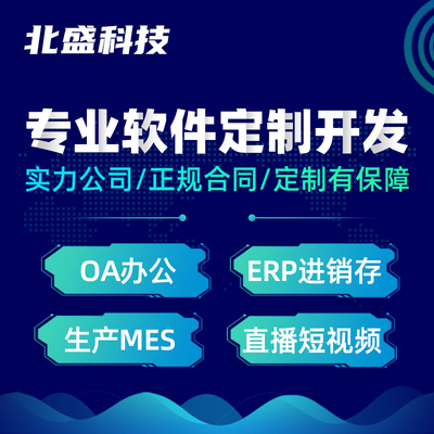 ERP企业生产项目管理进销存软件系统定制.